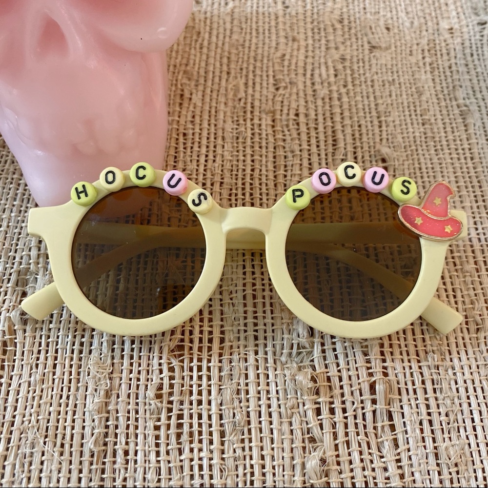 hand crafted toddler shades / spooky season